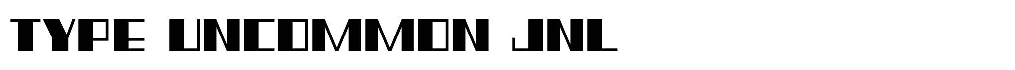 Type Uncommon JNL image